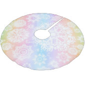 Aurora Frost Tree Skirt Kerstboom Rok (Gekanteld)