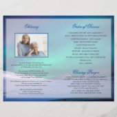 Aurora Funeral Programme Memorial Ceremony Program Flyer (Achterkant)