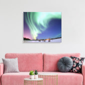 Aurora gewikkeld canvas print (Insitu (Woonkamer))
