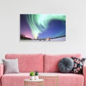 Aurora gewikkeld canvas print (Insitu (Woonkamer))