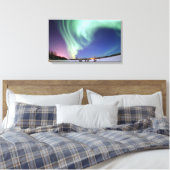 Aurora gewikkeld canvas print (Insitu (Slaapkamer))
