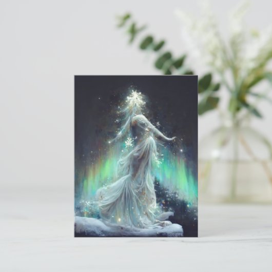 Aurora goddess briefkaart (Staand voorkant)