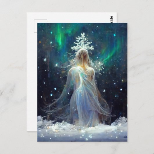 Aurora goddess briefkaart (Voorkant / Achterkant)