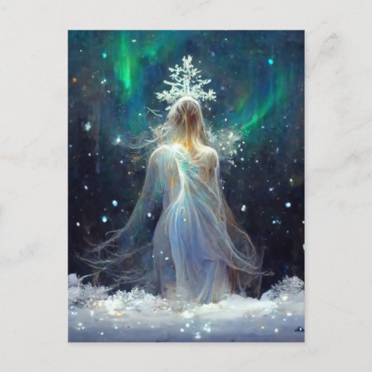 Aurora goddess briefkaart (Voorkant)