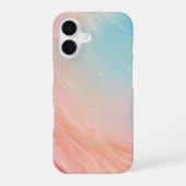 Aurora Gradient Fluid Art Phone Case iPhone 16 Hoesje (Achterkant)