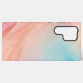 Aurora Gradient Fluid Art Phone Case Samsung Galaxy Hoesje (Achterkant horizontaal)