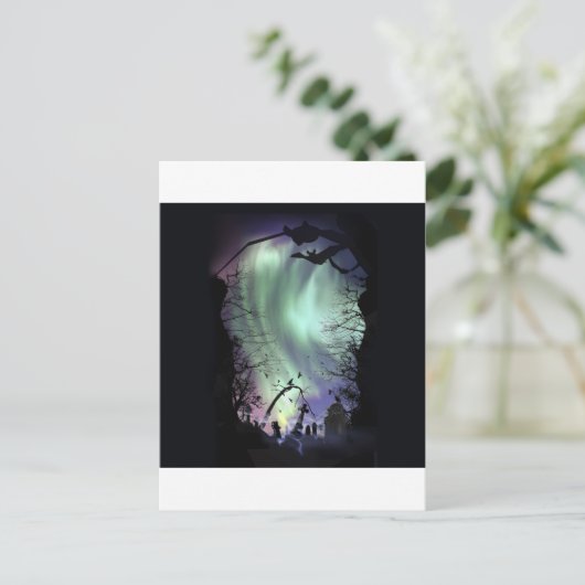aurora graveyard briefkaart (Staand voorkant)