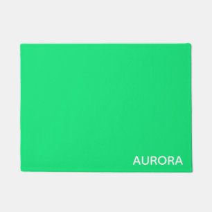 Aurora groene kleurnaam deurmat