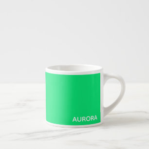 Aurora groene kleurnaam espresso kop