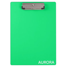 Aurora groene kleurnaam klembord