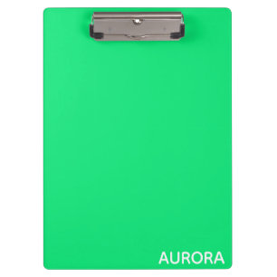Aurora groene kleurnaam klembord