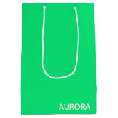 Aurora groene kleurnaam medium cadeauzakje (Achterkant)