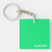 Aurora groene kleurnaam sleutelhanger (voorkant)