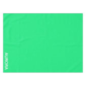Aurora groene kleurnaam tafelkleed (Voorkant (Horizontaal))