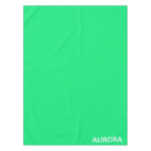 Aurora groene kleurnaam tafelkleed (Voorkant)