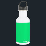 Aurora groene kleurnaam waterfles<br><div class="desc">Aurora groene kleurnaam</div>
