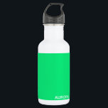 Aurora groene kleurnaam waterfles<br><div class="desc">Aurora groene kleurnaam</div>