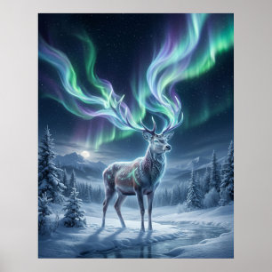 Aurora Herten Noorderlicht Poster