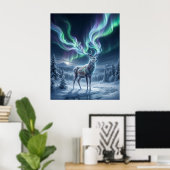 Aurora Herten Noorderlicht Poster (Thuiskantoor)
