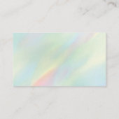 Aurora Holographic RSVP Enclosure Kaart (Achterkant)