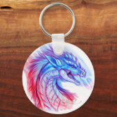 Aurora Ice dragon Sleutelhanger (Voorkant)