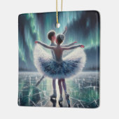 Aurora IJsballet Keramisch Ornament (Links)