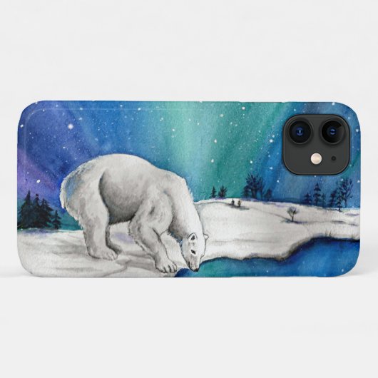 Aurora Ijsbeer Case-Mate iPhone Case (Achterkant (horizontaal))