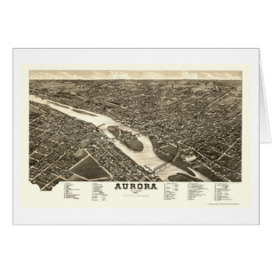 Aurora, IL Panorama - 1882