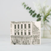 Aurora Illinois Aurora Beacon News 1871 Stone Lith Briefkaart (Staand voorkant)