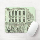 Aurora Illinois Aurora Beacon News 1871 Stone Lith Muismat (Met muis)