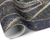 Aurora Illinois South Broadway Neon Art 1920 Cadeaupapier (Rol Hoek)