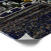 Aurora Illinois South Broadway Neon Art 1920 Poster (Hoek)