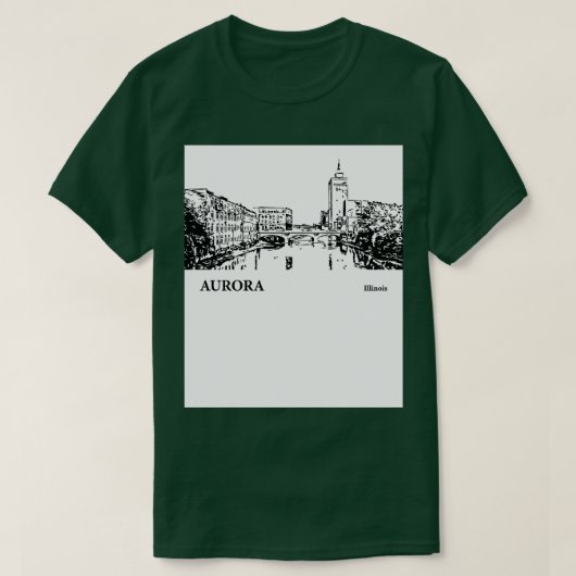 Aurora Illinois TShirt 1 (Design voorkant)