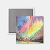 Aurora in de vallei magneet (Voorkant / Achterkant)