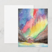 Aurora in de vallei notitiekaartje (Voorkant / Achterkant)