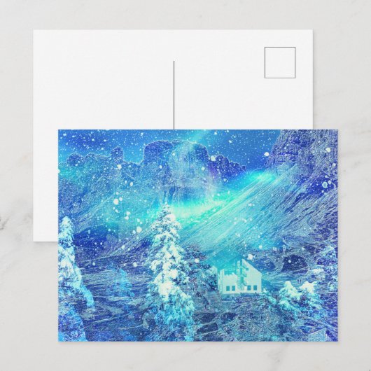 Aurora in Valleys Briefkaart (Voorkant / Achterkant)