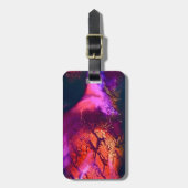 Aurora-Inspired Luxury Art Bagagelabel (Voorkant verticaal)