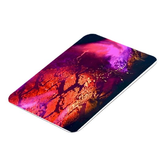 Aurora-Inspired Luxury Art Magneet (Linkerzijde)