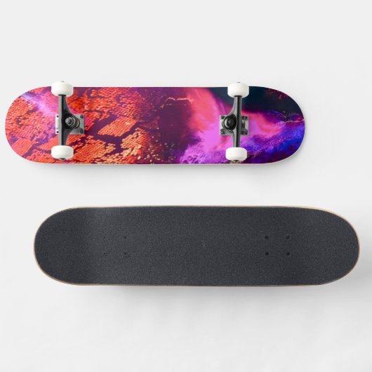 Aurora-Inspired Luxury Art Persoonlijk Skateboard (Horizontaal)