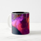 Aurora-Inspired Luxury Art Tweekleurige Koffiemok (Voorkant links)