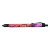 Aurora-Inspired Luxury Art Zwarte Inkt Pen (Bovenkant)