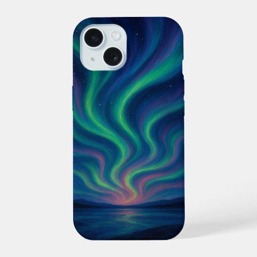 Aurora iPhone Case – Elegant & Verbluffend iPhone 15 Case (Achterkant)