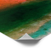 Aurora Landscape Inspirerend Typografie Quote Poster (Hoek)