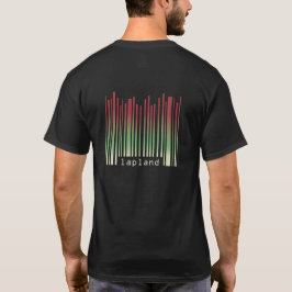 Aurora Lapland 1 Back Basic Donkere T-shirt