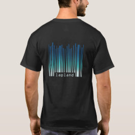 Aurora Lapland 3 Back Basic Donkere T-Shirt