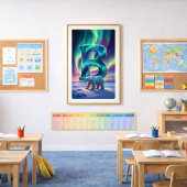 Aurora Letter B Poster | Print van kunst van het n