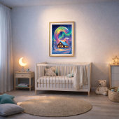 Aurora Letter C Poster | Poster met Noorderlicht K