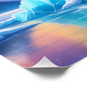 Aurora Letter G Poster | Northern Lights Art Print (Hoek)