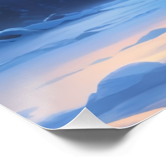 Aurora Letter J Poster | Northern Lights Art Print (Hoek)