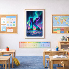 Aurora Letter K Poster | Kunst van het Noorderlich